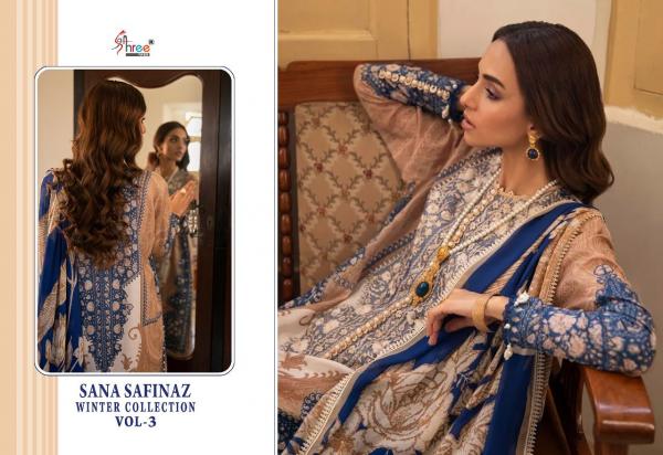 Shree Sana Safinaz Winter Collection 3 Pakistani Salwar Suits Collection